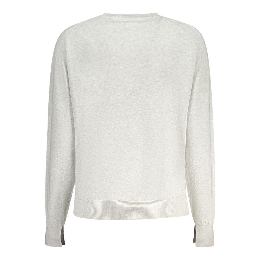 Pepe Jeans Grigio Cotton Women Sweater - ClickThatClicks 