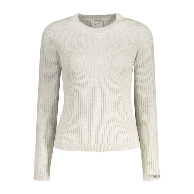 Pepe Jeans Gray Cotton Women Sweater