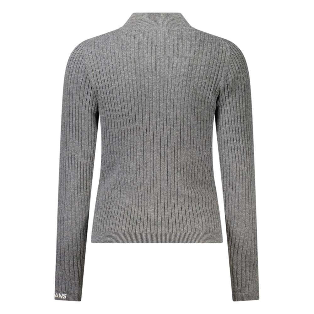 Pepe Jeans Grigio Cotton Women Sweater - ClickThatClicks 