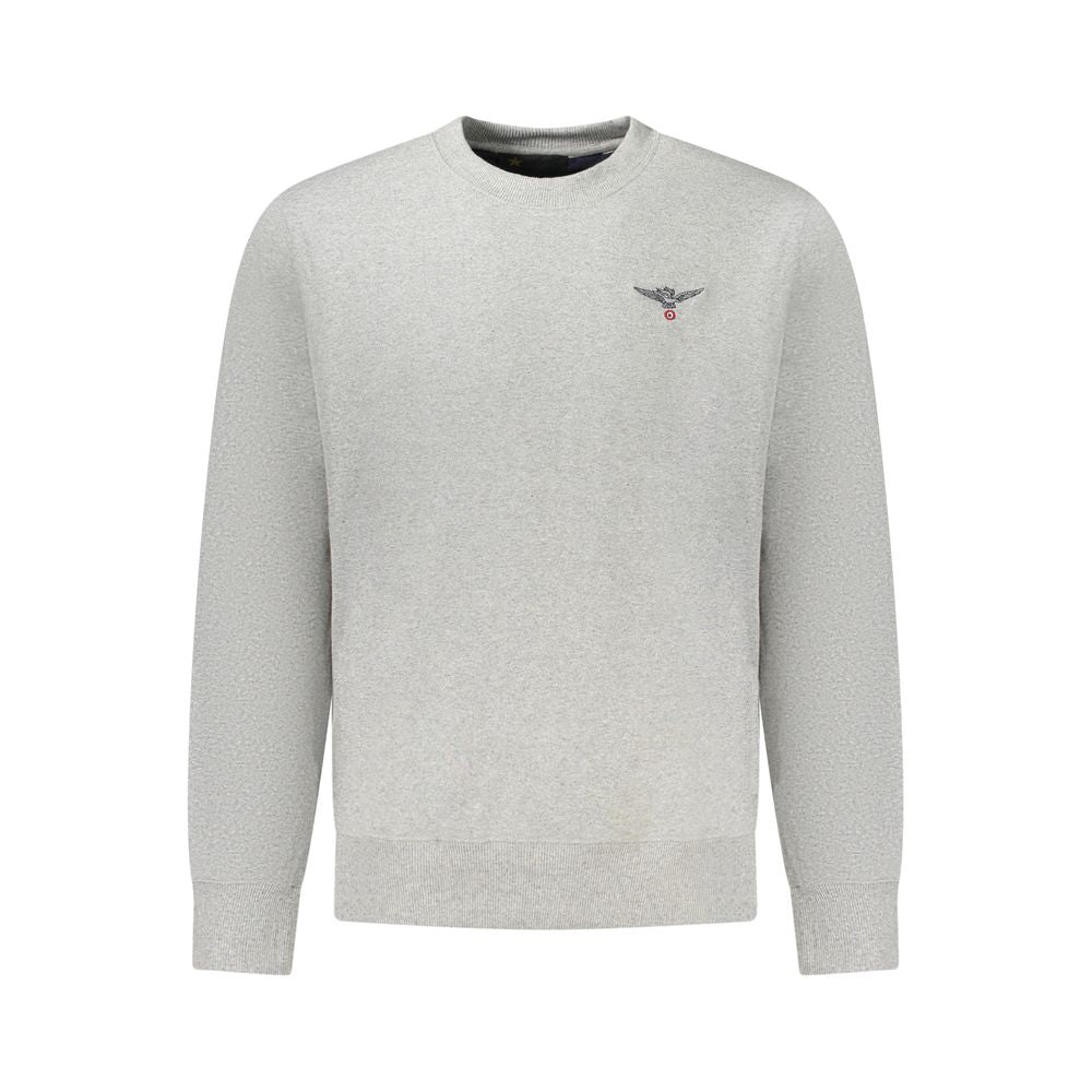 Accademia Militare Gray Cotton Men's Sweatshirt - ClickThatClicks 