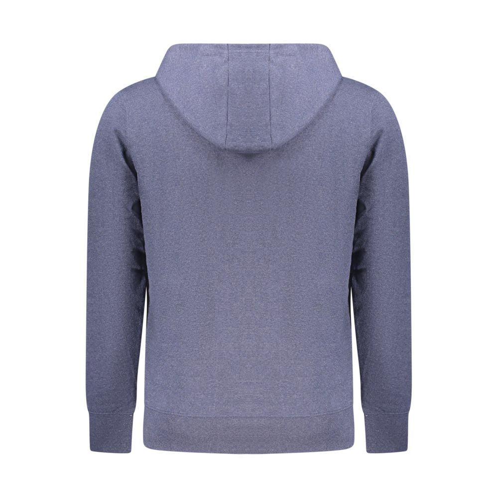 Accademia Militare Blue Recycled Cotton Men's Hooded Sweatshirt - ClickThatClicks 
