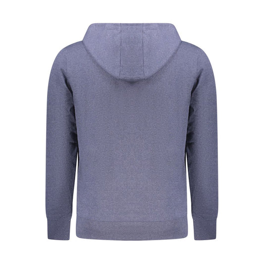 Accademia Militare Blue Recycled Cotton Men's Hooded Sweatshirt - ClickThatClicks 