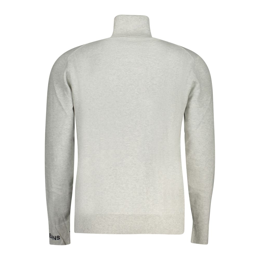 Pepe Jeans Grigio Cotton Men Sweater - ClickThatClicks 