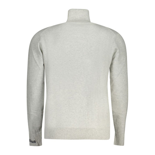 Pepe Jeans Grigio Cotton Men Sweater - ClickThatClicks 