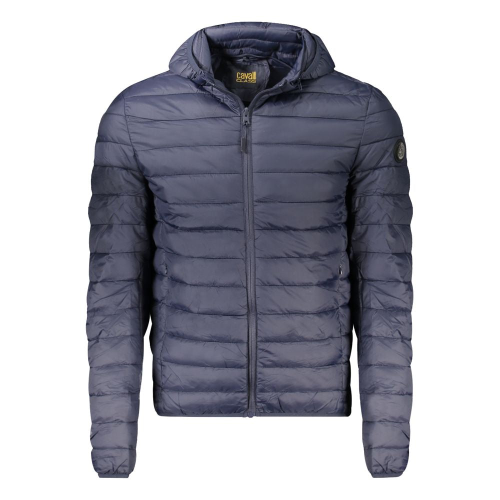 Cavalli Class Blu Polyester Men's Jacket - ClickThatClicks 