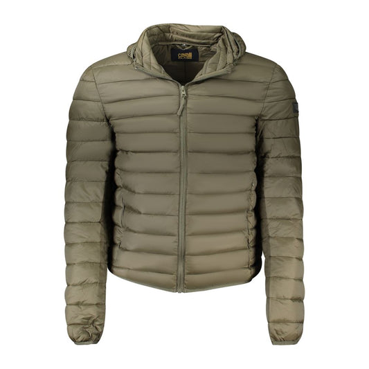 Cavalli Class Verde Polyester Men's Jacket - ClickThatClicks 