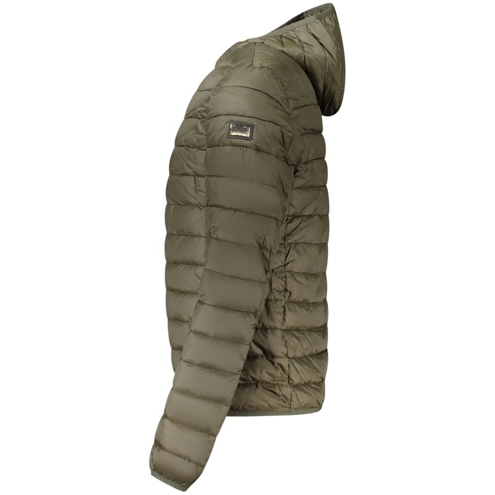 Cavalli Class Verde Polyester Men's Jacket - ClickThatClicks 