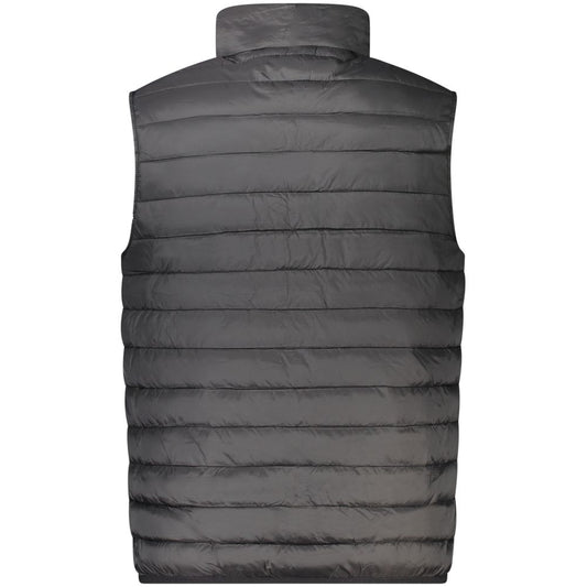 Cavalli Class Nero Polyester Men Jacket - ClickThatClicks 