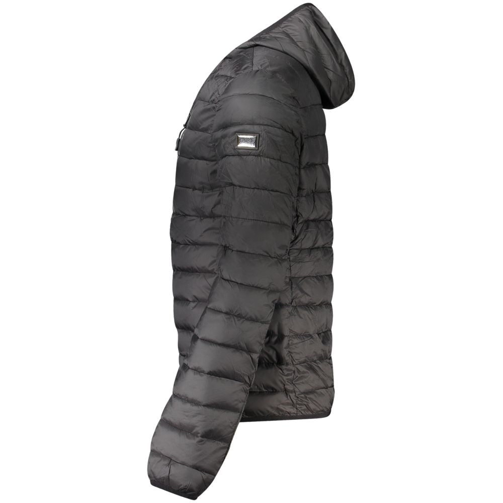 Cavalli Class Black Polyester Men's Jacket - ClickThatClicks 