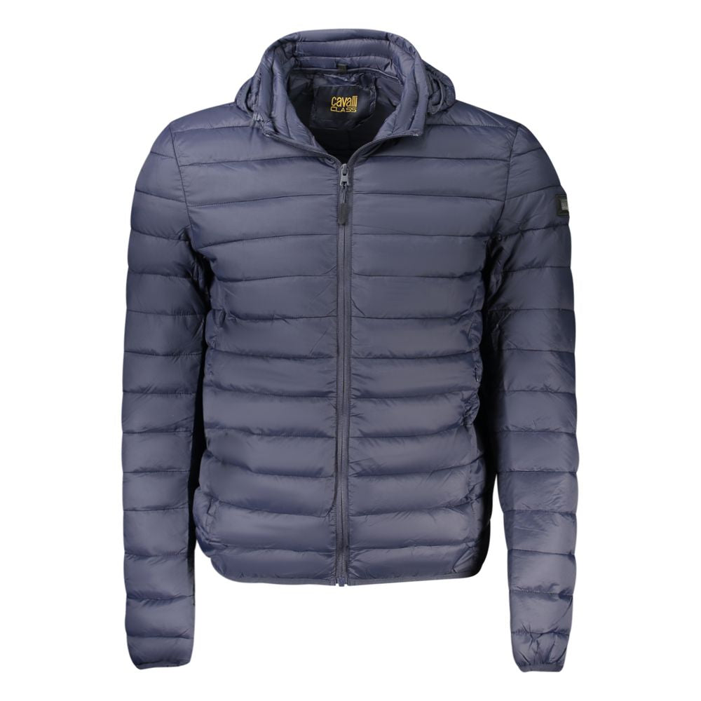 Cavalli Class Blu Polyester Men Jacket - ClickThatClicks 