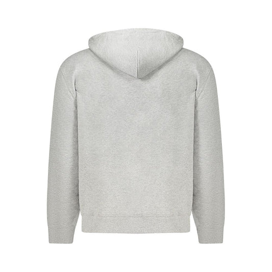 Calvin Klein "Grigio Cotton Men's Sweatshirt with Hood" - ClickThatClicks 