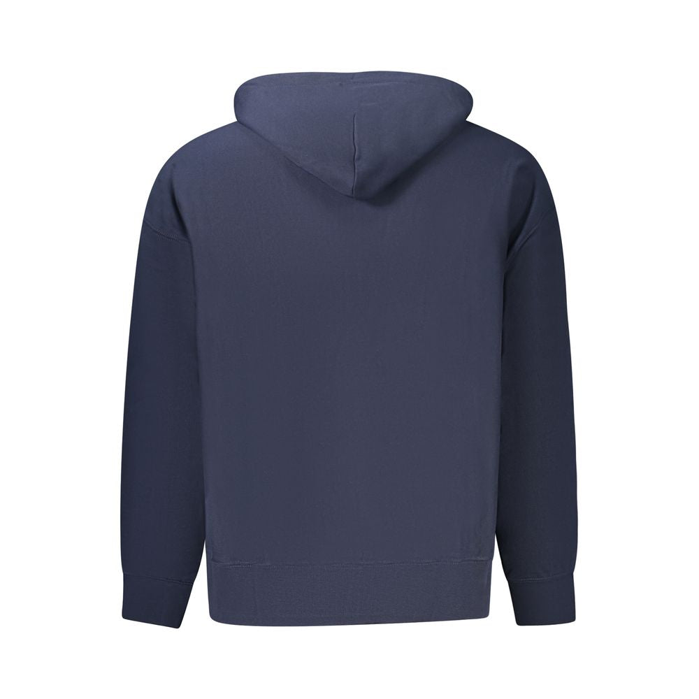 Calvin Klein Blue Cotton Men's Hoodie - ClickThatClicks 
