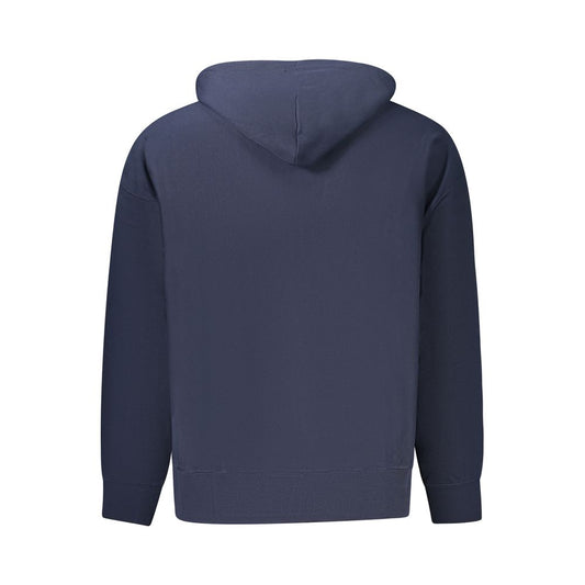 Calvin Klein Blue Cotton Men's Hoodie - ClickThatClicks 