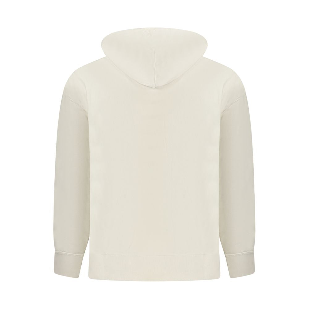 Calvin Klein Beige Cotton Men's Hoodie - ClickThatClicks 