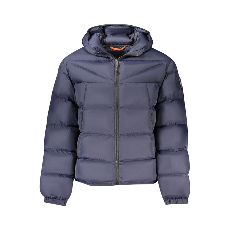 Napapijri Blue Polyamide Jackets & Coat