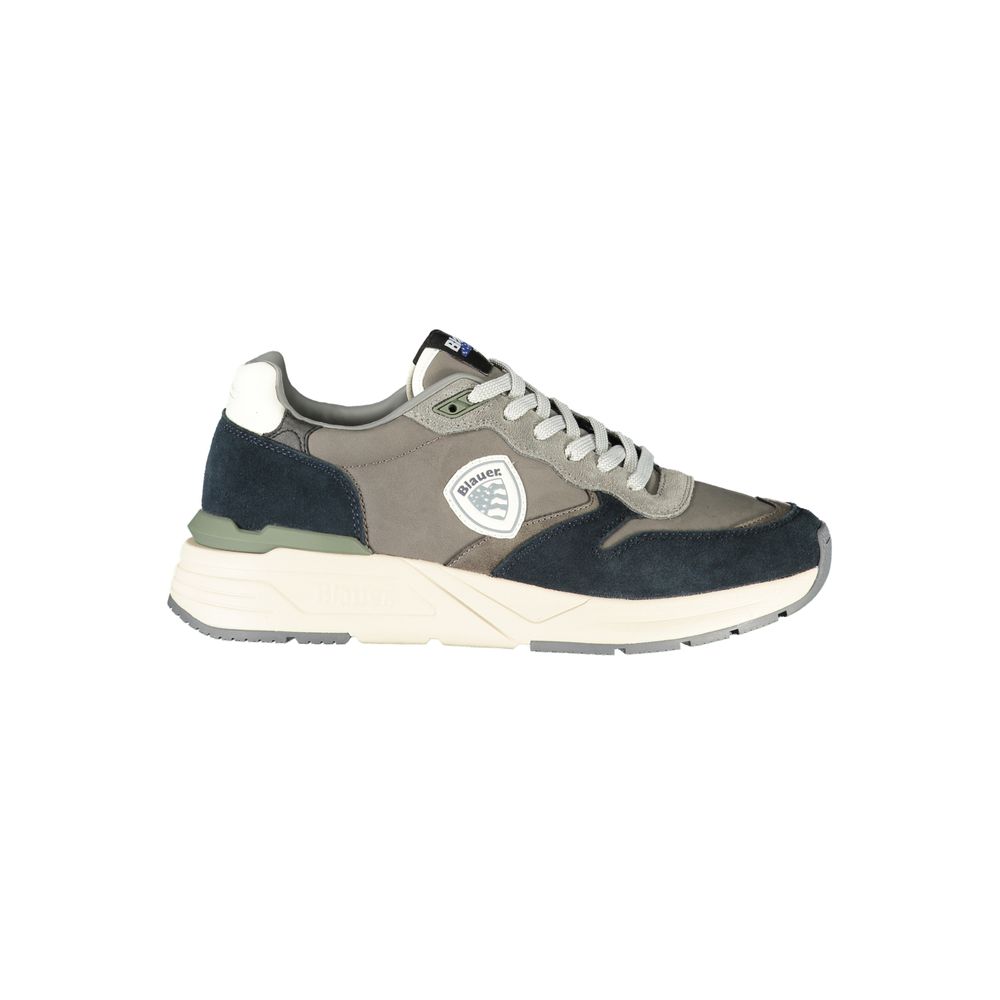 Blauer Grigio Polyurethane Men Sneaker - ClickThatClicks 