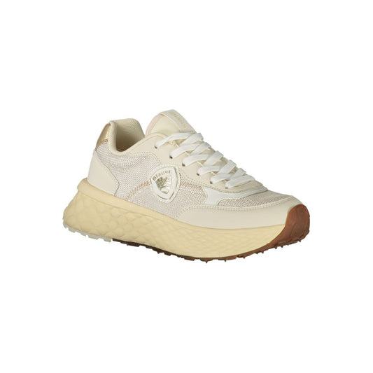 Blauer Beige Leather Women Sneaker - ClickThatClicks 