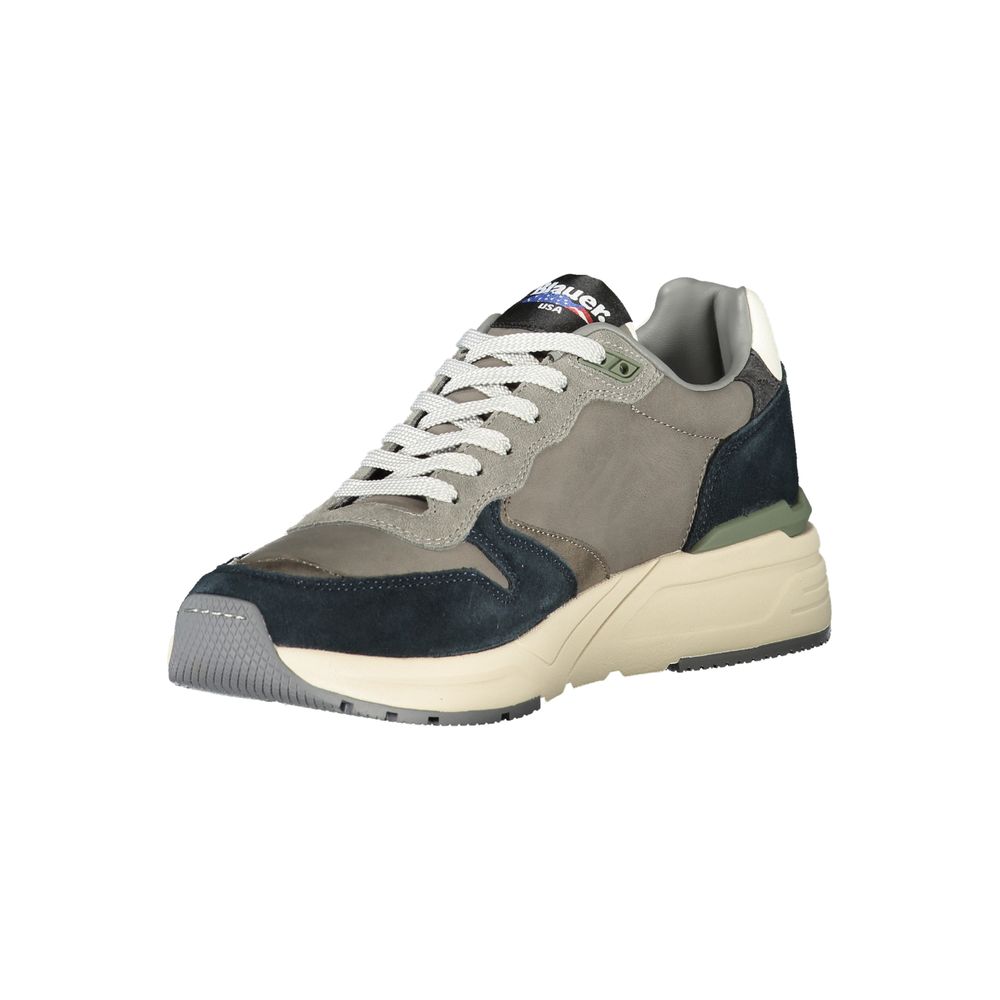 Blauer Grigio Polyurethane Men Sneaker - ClickThatClicks 