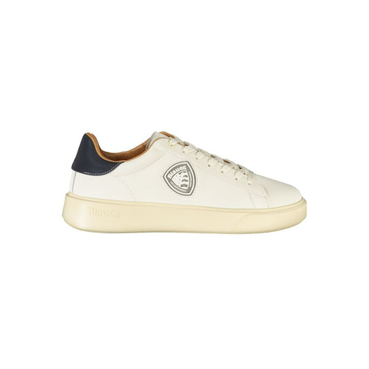 Blauer White Polyester Men Sneaker - ClickThatClicks 