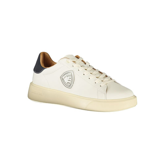 Blauer White Polyester Men Sneaker - ClickThatClicks 
