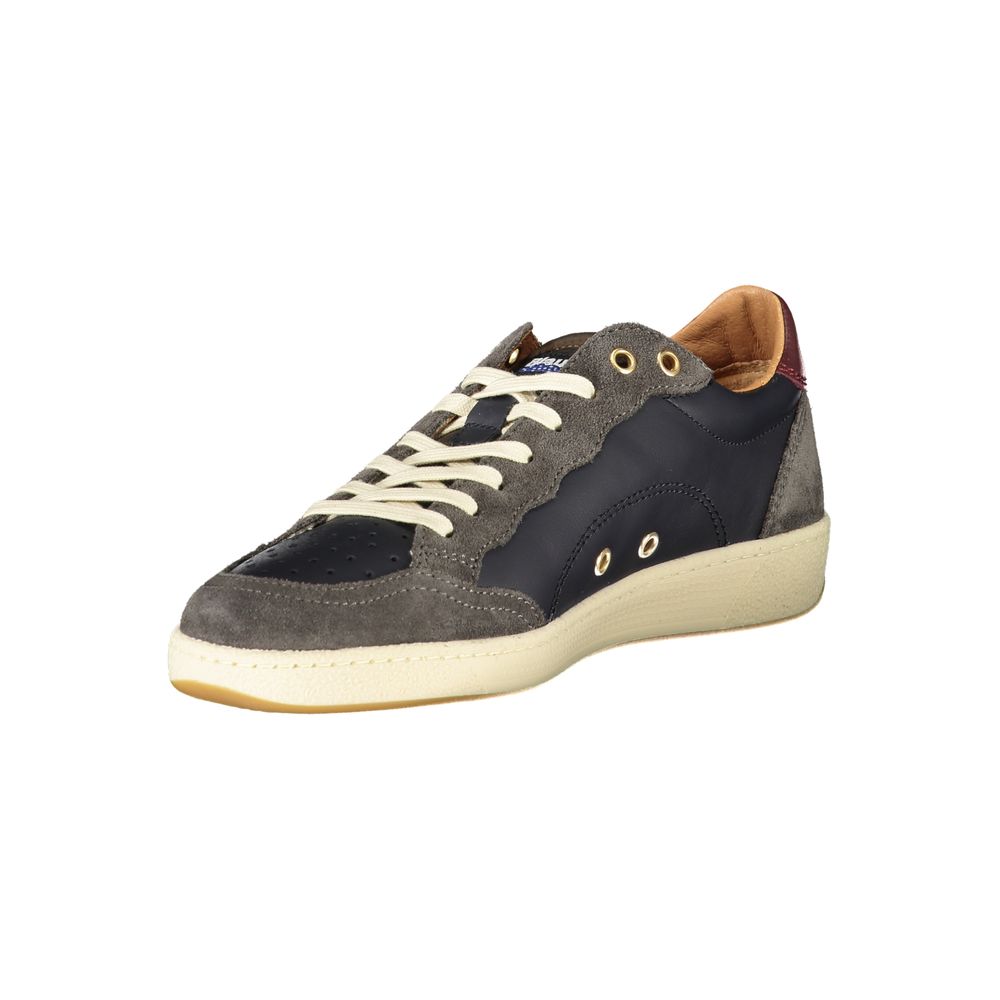 Blauer Blue Leather Men Sneaker - ClickThatClicks 