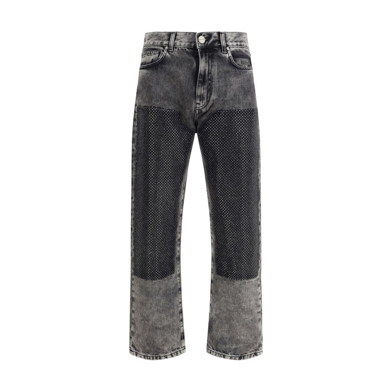 PINKO Gray Cotton Jeans Denim