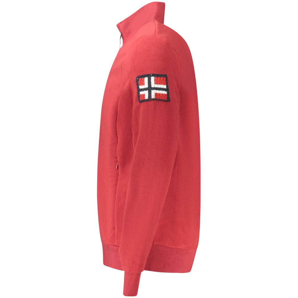 Norway 1963 Red Polyester Men Sweatshirt - ClickThatClicks 