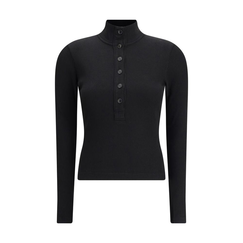 Citizens of Humanity Black Cotton Longsleeve Shirt