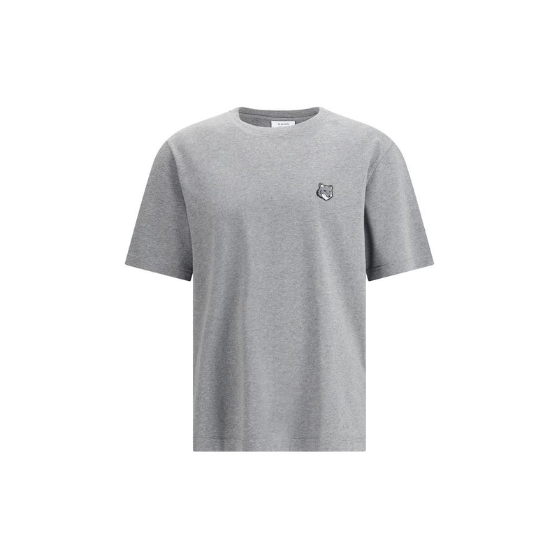 Maison Kitsuné Gray Cotton T-Shirt