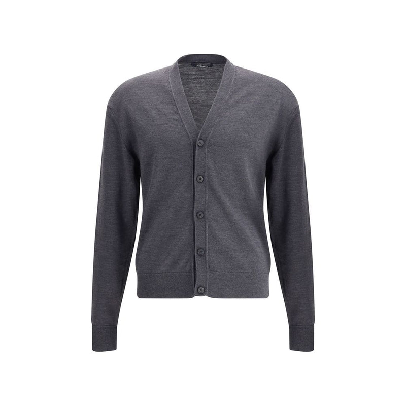 Jacquemus Gray Merino Wool Cardigan