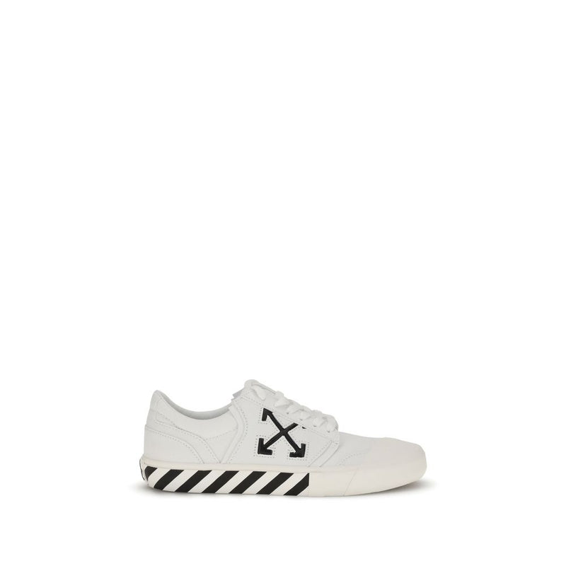 Off-White White Calf Leather Bos Taurus Low Top Sneakers