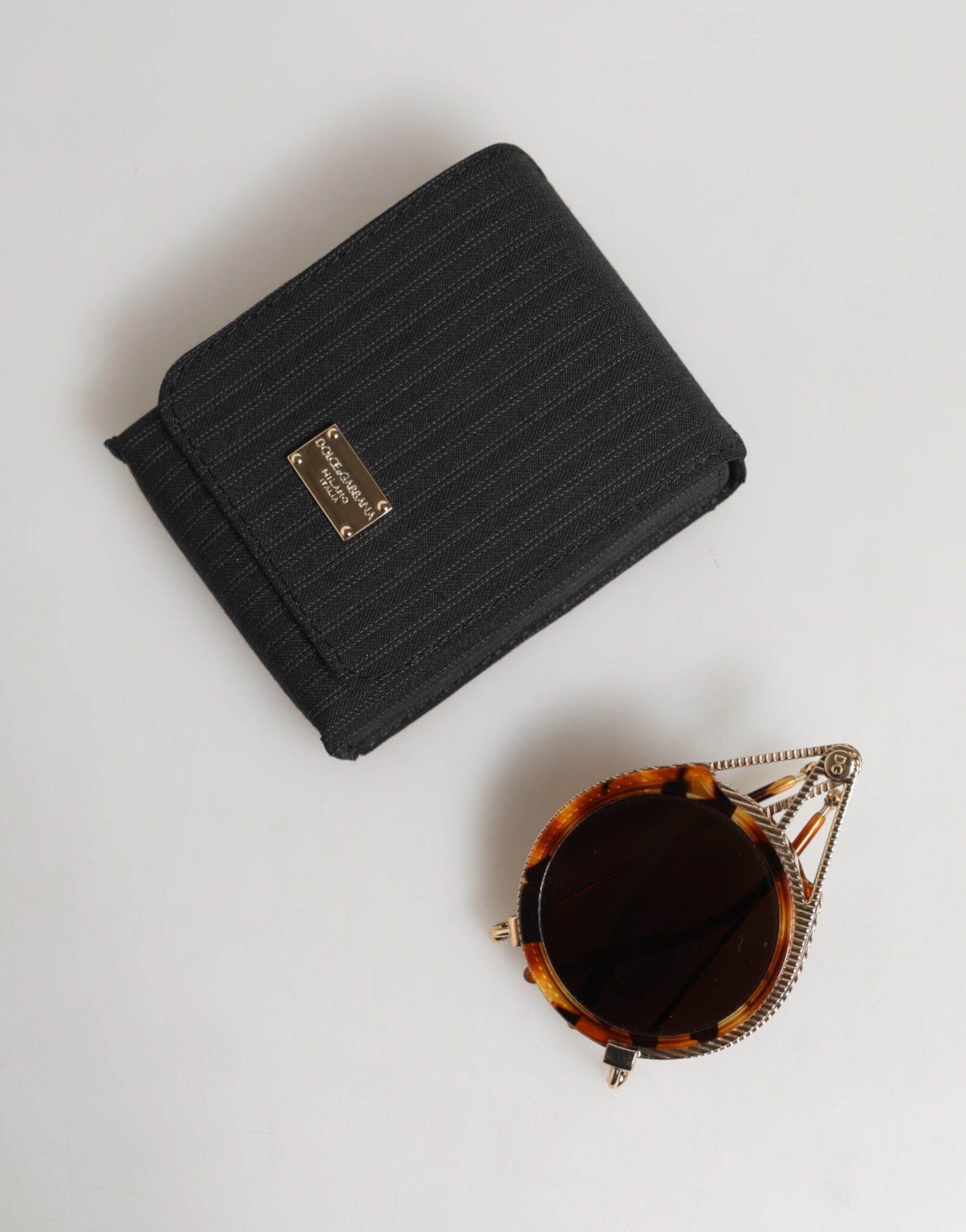 Dolce & Gabbana Gold Havana Frame DG Fatto A Mano Eyewea Sunglasses - ClickThatClicks 