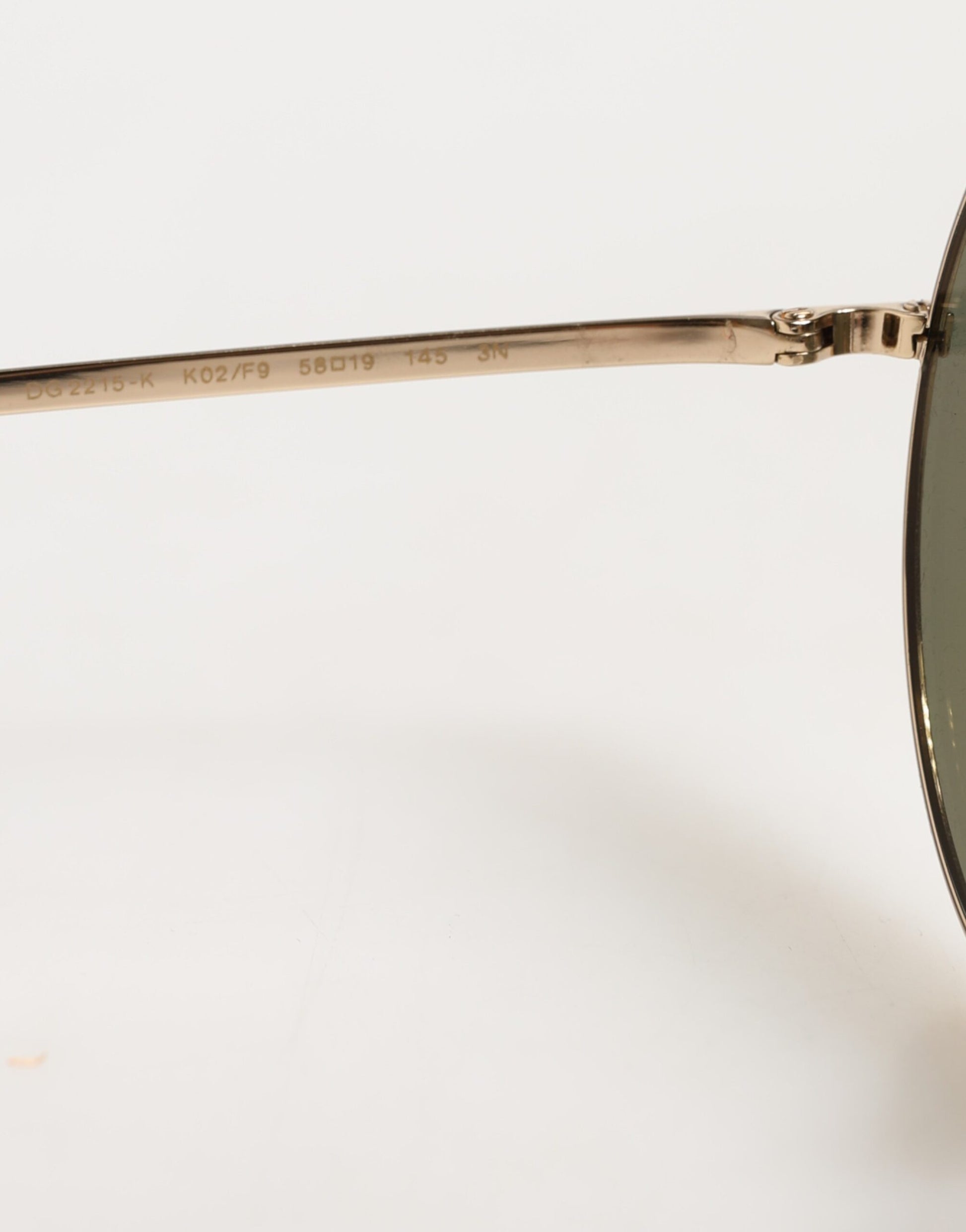 Dolce & Gabbana Gold Metal Round Shades Eyewear Sunglasses - ClickThatClicks 