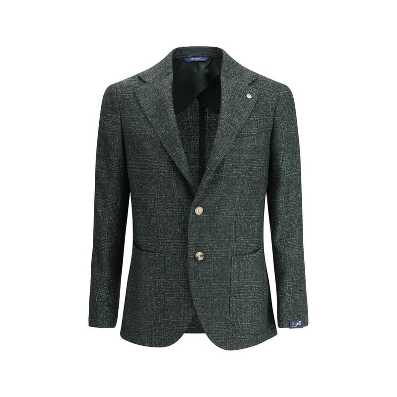 Gi Capri Green Fleece Wool Blazer