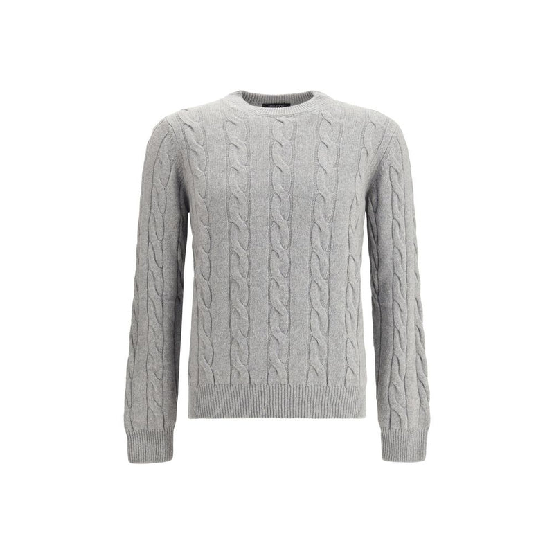 Aragona Cashmere Gray Cashmere Sweatshirt