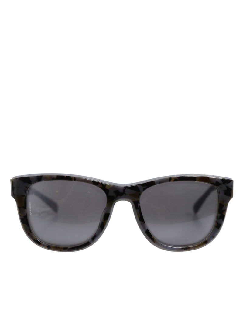 Dolce & Gabbana DG4284F Gray Tortoiseshell Blue Acetate Shades Sunglasses