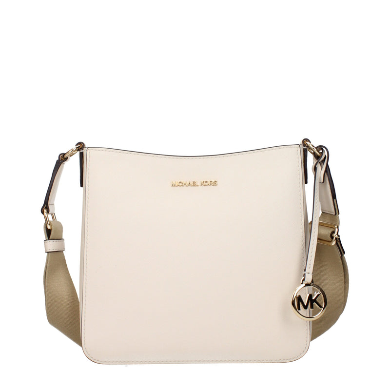 Michael Kors Beige Leather Shoulder Bag