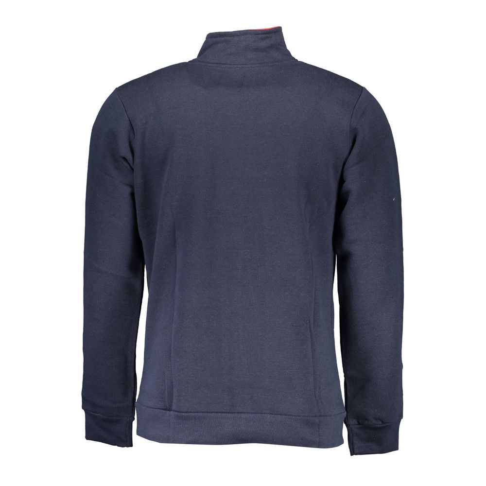 Gianmarco Venturi Blue Polyester Men Sweatshirt - ClickThatClicks 