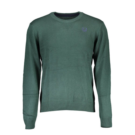 Gianmarco Venturi Verde Cotton Men Sweater - ClickThatClicks 