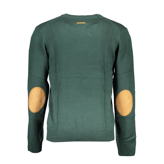 Gianmarco Venturi Verde Cotton Men Sweater - ClickThatClicks 