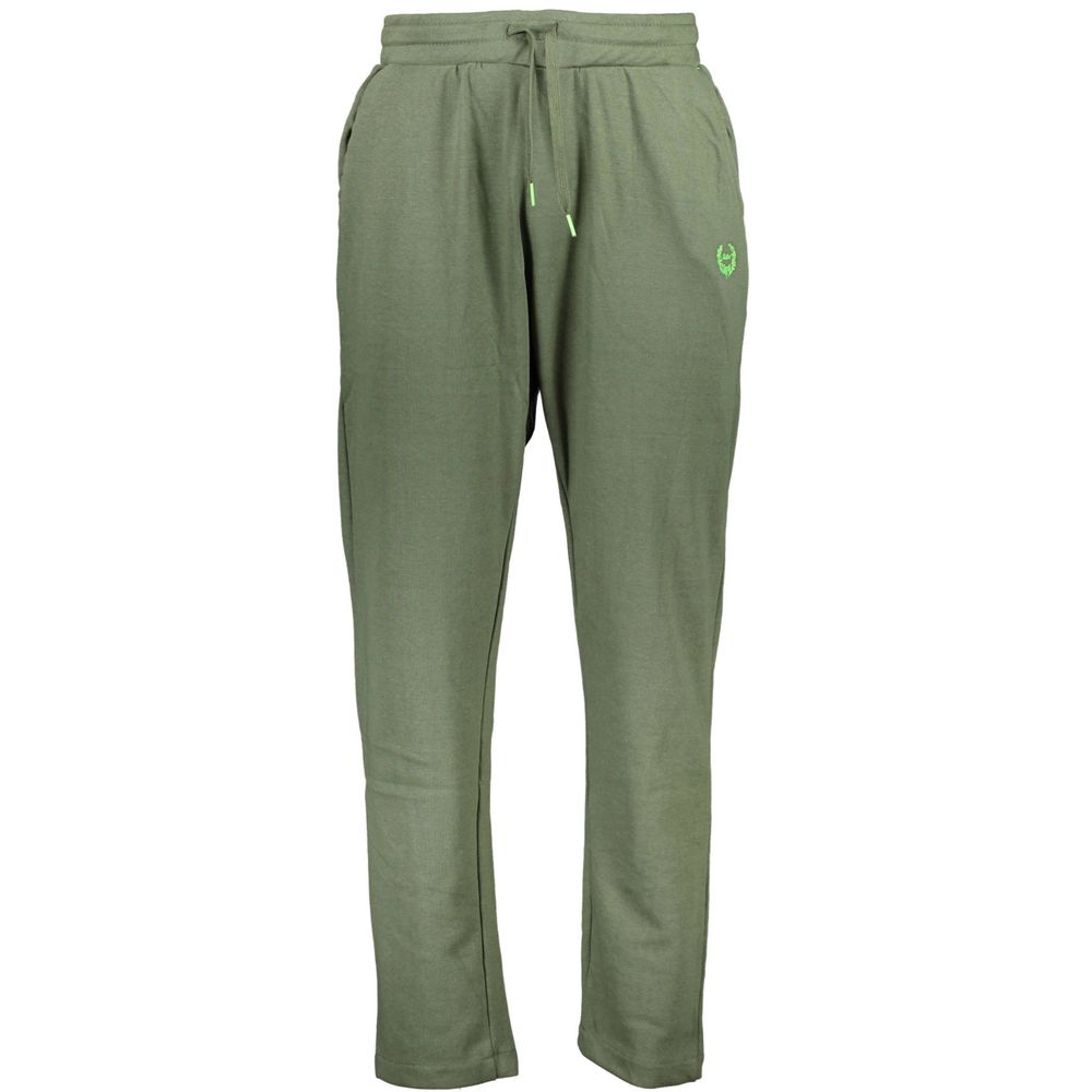 Gianmarco Venturi Verde Cotton Men's Trackpant - ClickThatClicks 