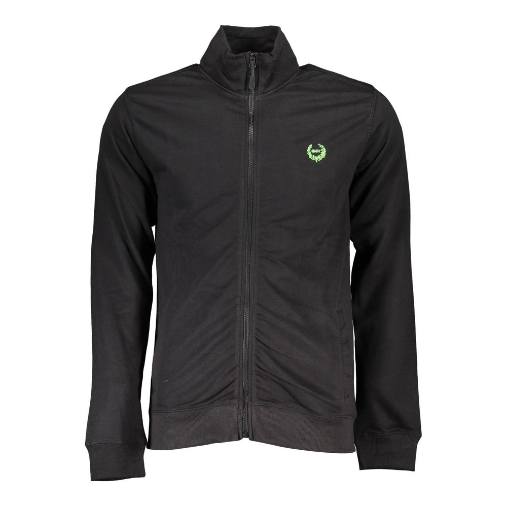 Gianmarco Venturi Black Cotton Men's Sweatshirt - ClickThatClicks 