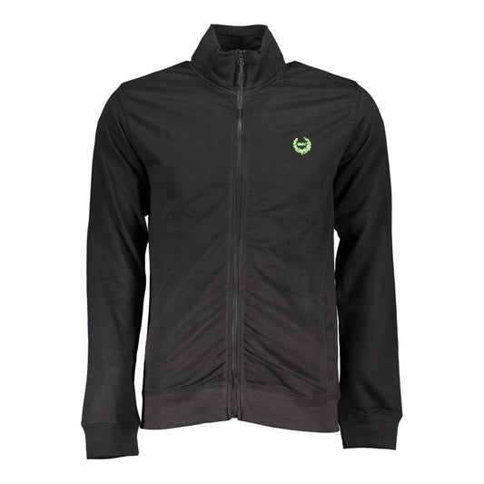 Gianmarco Venturi Black Cotton Men's Sweatshirt - ClickThatClicks 