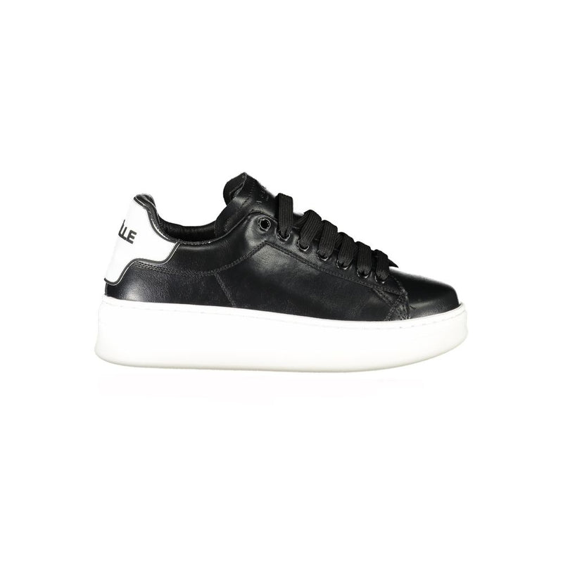 Gaelle Paris Black Polyethylene Sneaker