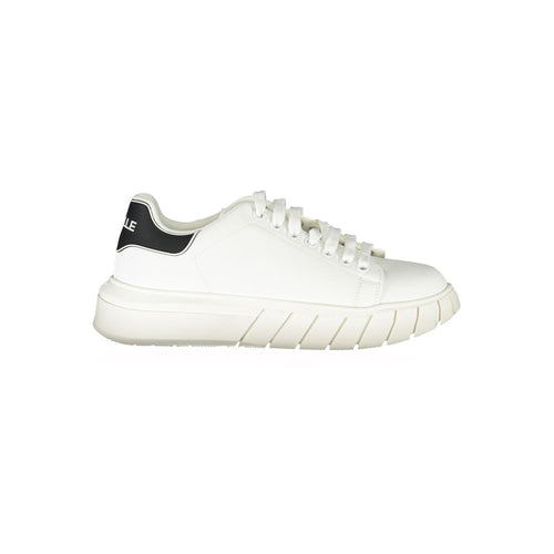 Gaelle Paris Bianco Polyurethane Men Sneaker - ClickThatClicks 