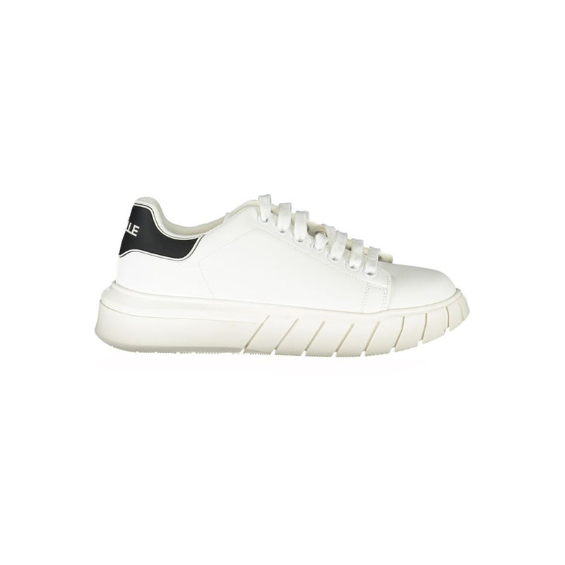 Gaelle Paris White Polyester Sneaker
