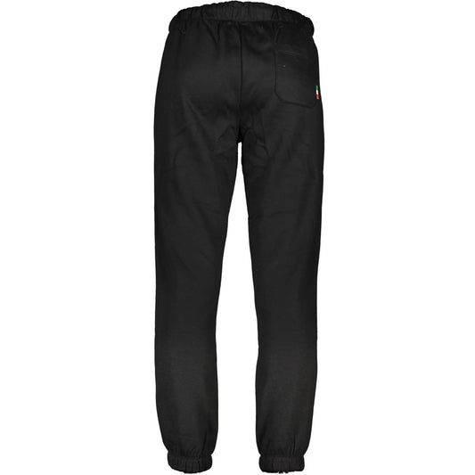 Gianmarco Venturi Nero Polyester Men's Track Pant - ClickThatClicks 