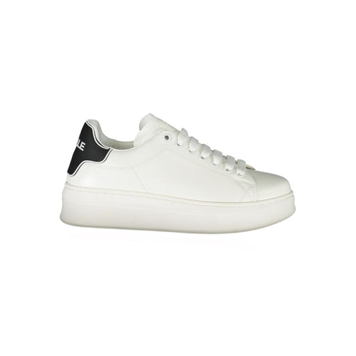 Gaelle Paris Bianco Poliuretano Women Sneaker - ClickThatClicks 