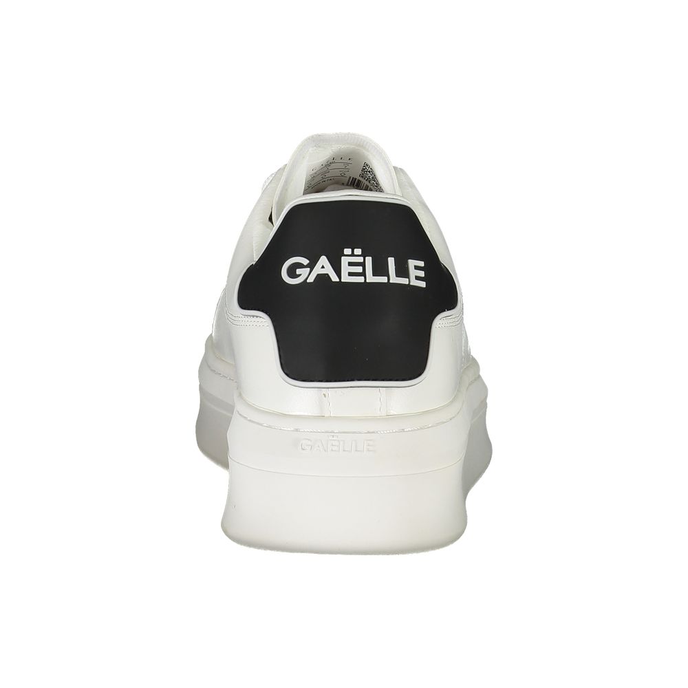 Gaelle Paris Bianco Poliuretano Women Sneaker - ClickThatClicks 