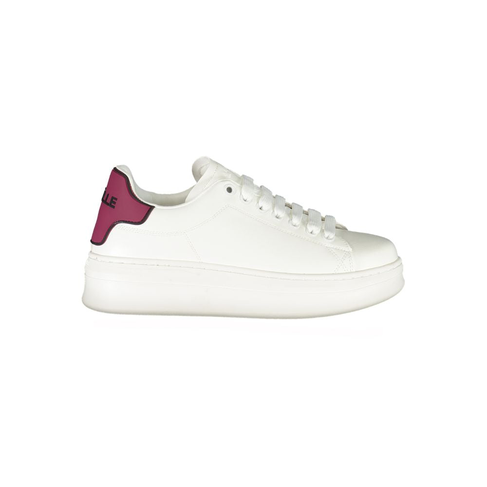 Gaelle Paris Rosso Poliuretano Women Sneaker - ClickThatClicks 